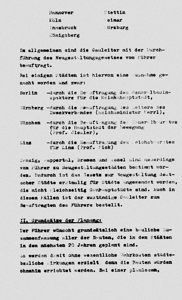 Auszug aus einem Schreiben von Albert Speer an den Reichsschatzmeister der NSDAP vom 19. Februar 1941 (2/​3)