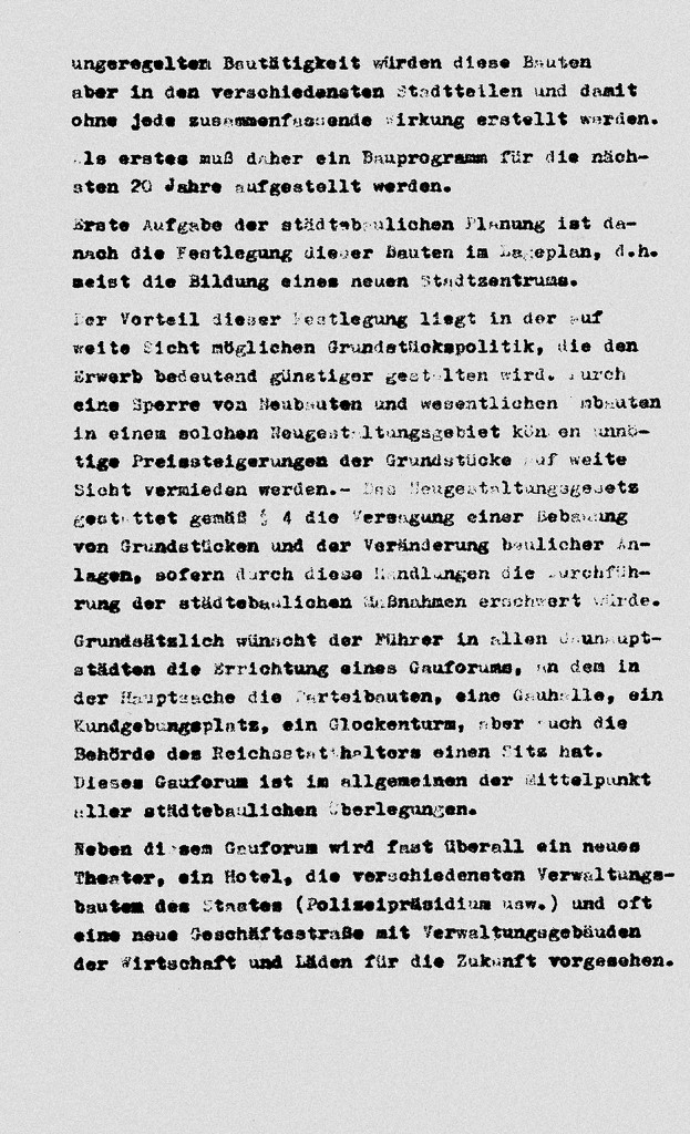 Auszug aus einem Schreiben von Albert Speer an den Reichsschatzmeister der NSDAP vom 19. Februar 1941 (3/​3)