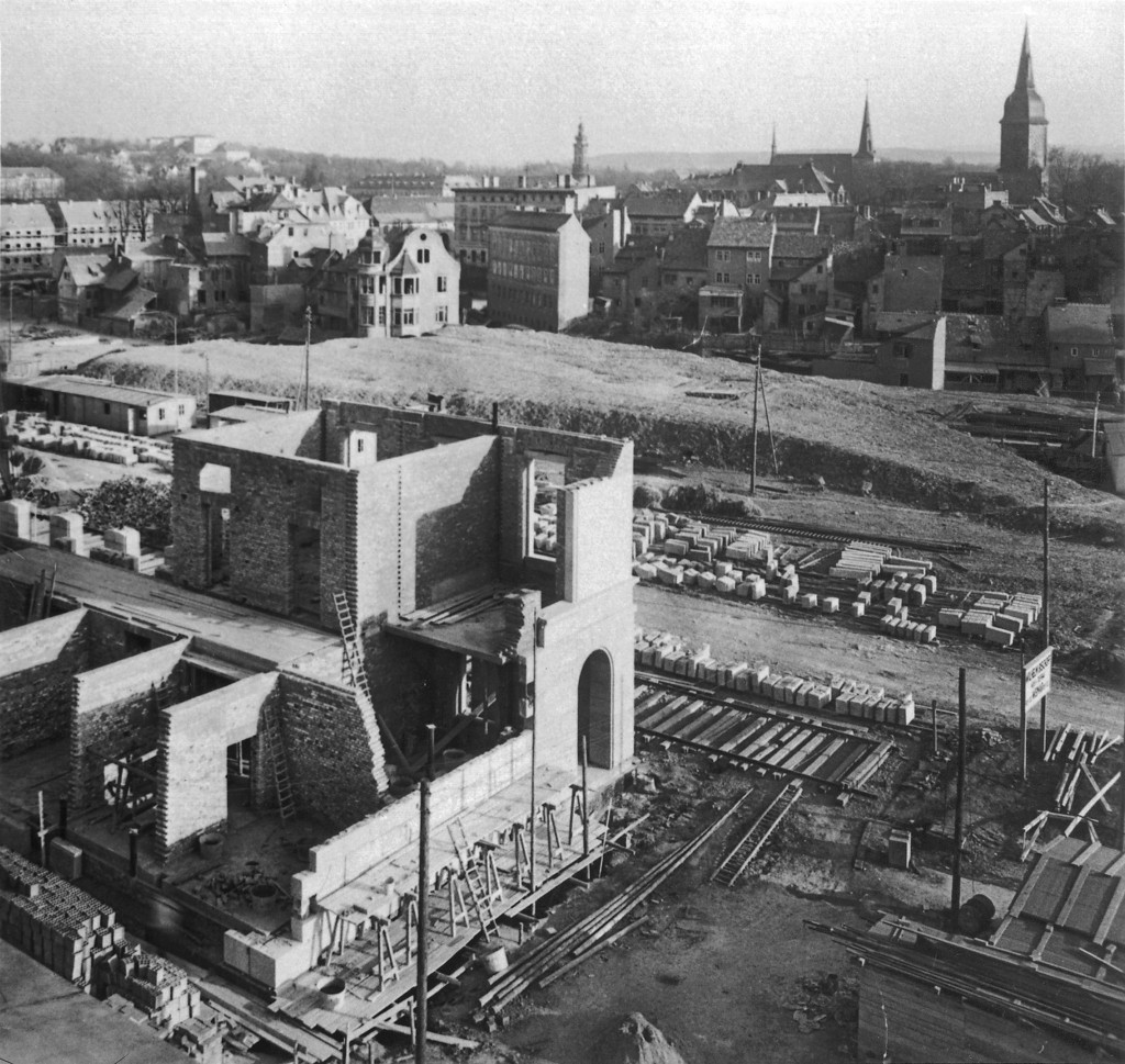 Bauarbeiten am »Haus der Gliederungen der NSDAP«, Frühjahr 1938
