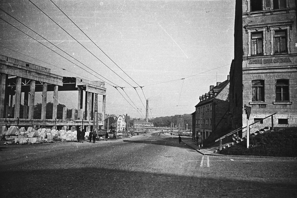 Blick vom Jakobsplan nach Osten, 1946