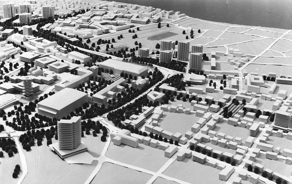 Internationaler städtebaulicher Wettbewerb für die Innenstadt Weimar, 1968, 1. Preis