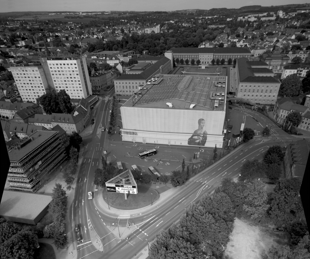 Luftaufnahme vom »Atrium Weimar«, 13. Mai 2014